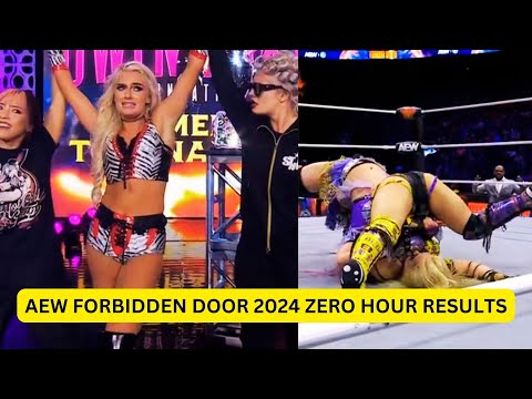 AEW Forbidden Door 2024 Zero Hour Results