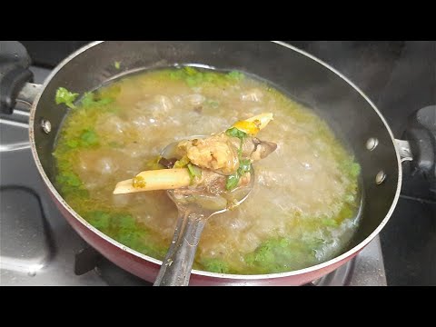 Mutton Paya || మటన్ పాయ || Goat leg soup || easy and perfect paya recipe