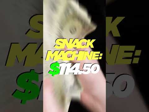 How Much Did Our Snack And Soda Vending Machines Make?!