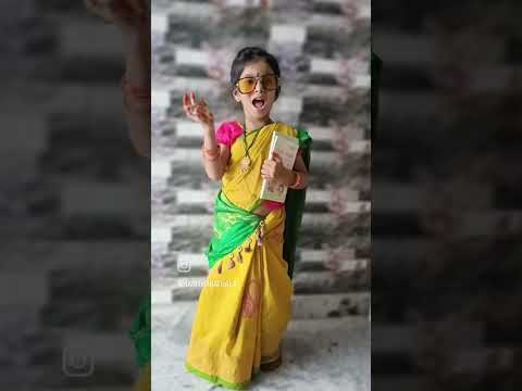 my cute chandamma🥰🥰😍#yt #trendingshorts #little_kids#saree love