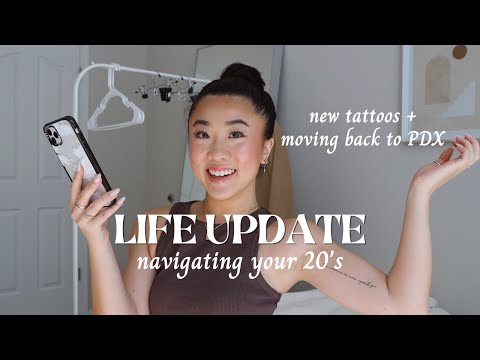 New Tattoos + Moving Back to PDX | honest thoughts on PDX and tattoos ... Navigating Your 20's