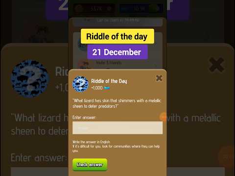 Riddle of the day zoo | Today 21 December riddle of the day zoo