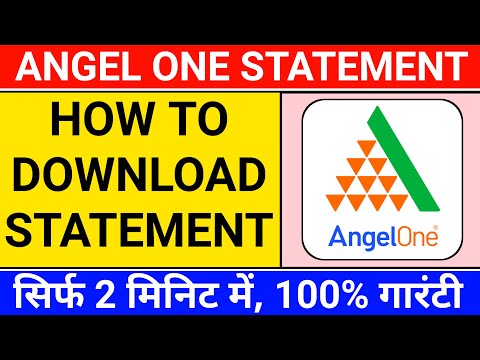 how to download angel one statement | angel one profit and loss statement