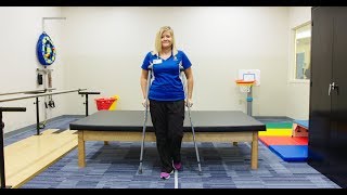 Dayton Children's crutch training video: weight bearing