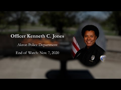 FALLEN OFFICER MEMORIAL 2023: Officer Kenneth C. Jones, Akron PD