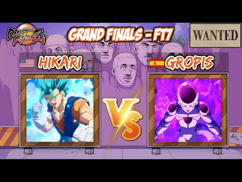 THIS SET IS INCREDIBLE! Hikari vs Gropis FT7 - WANTED DBFZ grand finals