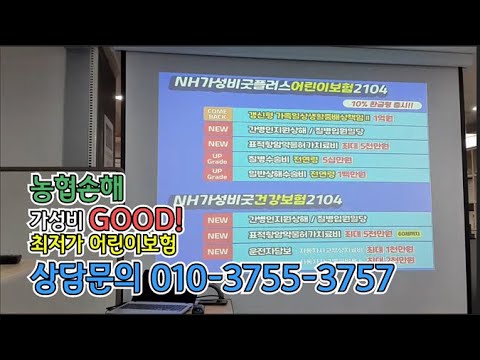 보험닥터 김민석TV 농협손해 가성비 굿 어린이보험