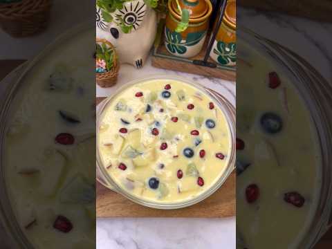 day-17 custard recipe, summer season me yummy and refreshing custard #custard #recipe #food #youtube