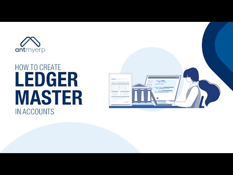 Learn about Finance Module Master Ledger Process- English | AntMyERP