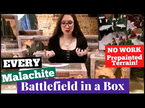 EVERY Malachite Battlefield in a Box by Gale Force Nine Unboxed!