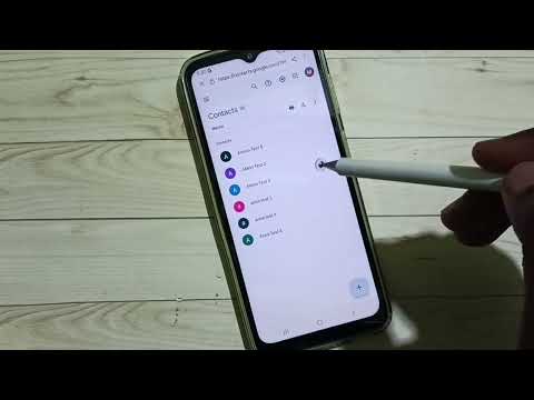 How To Delete Contacts From Google Account in Samsung Galaxy M34 5G | Delete Google Contacts