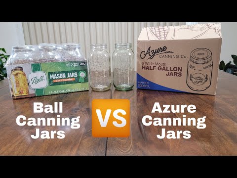 Ball Canning Jars VS Azure Canning Jars