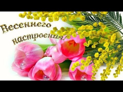 ВЕСЕННЕГО НАСТРОЕНИЯ💮// Счастья / Мира / Добра 🤗// Музыкальная Открытка