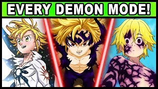 All of Meliodas' Demon Modes Explained! (Seven Deadly Sins / Nanatsu no Taizai Every Meliodas Form)