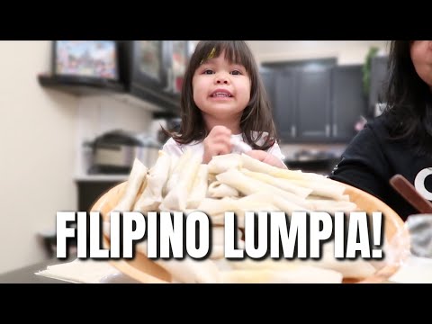 Leah wraps LUMPIA + Christmas Tree Hunting! - @itsJudysLife