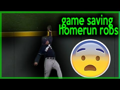 MLB: Game-Saving Homerun Robs (HD)