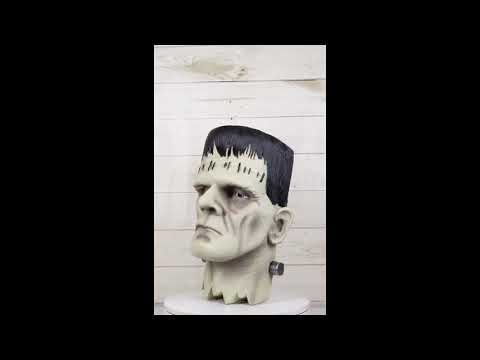 Dr Victor Frankenstein Monster Wall Decor Zombie Sculptural Hanging Plaque 15"H