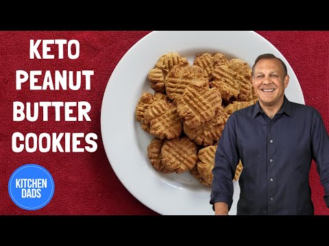 Easy Keto Peanut Butter Cookies Recipe | 4 Ingredients | Keto Desserts