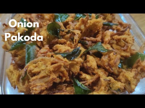 5 Minute Easy Snacks Recipe | Onion Pakoda Recipe | Easy Pakoda Recipe