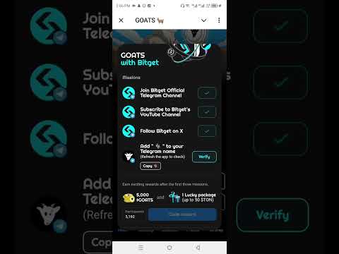 Goats new Tasks | Complete tasks to get free coins| 17 November #suscribe