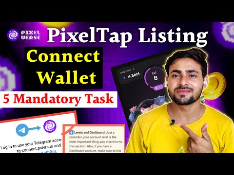 Pixelverse Airdrop Wallet Connect || Pixel Tap Listing 18 July | Pixelverse Airdrop Eligibility Test