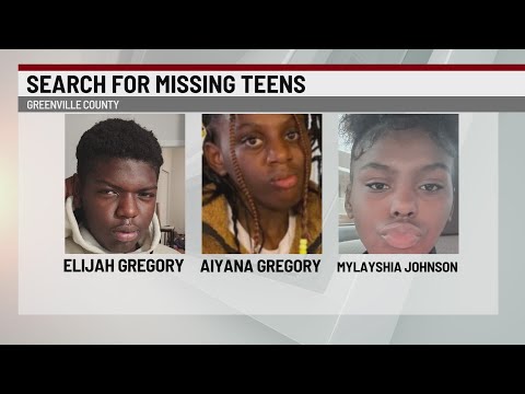 Deputies search for 3 missing teens in Greenville Co.