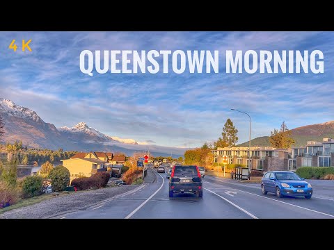 Queenstown Morning Traffic | Drive From Frankton to Town Centre | New Zealand Driving Tour 2024 4K