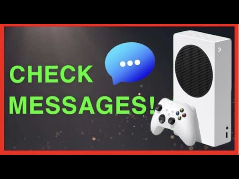 XBOX HOW TO CHECK MESSAGES NEW!