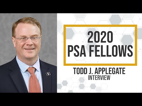 2020 PSA Fellow Interview: Todd J. Applegate