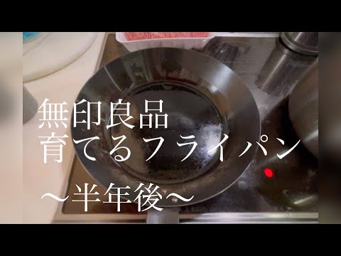 無印良品育てるフライパン半年育成