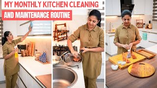 My Monthly Kitchen Cleaning and Maintenance Routine | Kitchen Care and Cleaning Tips