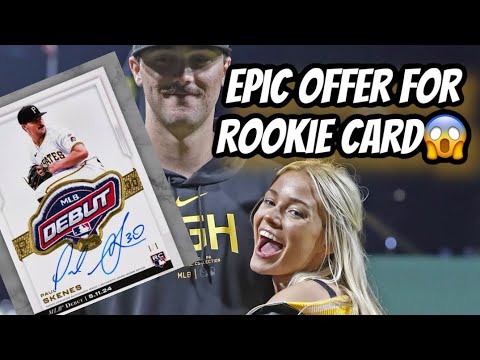 Livvy Dunne and the Pirates Organization makes INSANE OFFER for 1/1 Paul Skenes rookie debut card 🤯