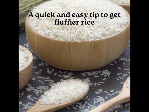 Quick Cooking Tip - Rinse cooked Basmati rice under cold water to prevent clumping!