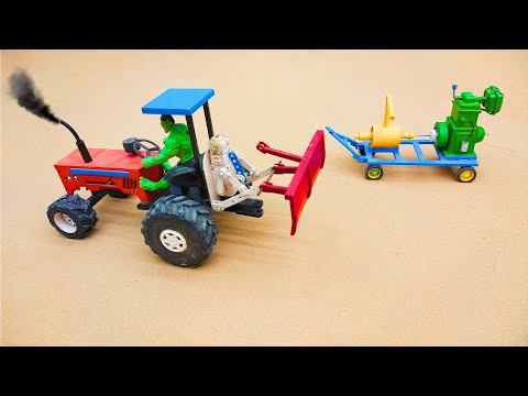 DIY Make a Mini Water Pump with trolly | diy mini cultivator machine tractor video  | @Acrofter1