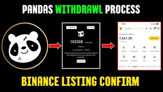 Pandas Airdrop || Real or Fake? || How to Withdraw Pandas Coin to Wallet ||