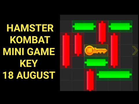 HAMSTER KOMBAT KEY 18 AUGUST | HAMSTER KOMBAT KEY UPDATE