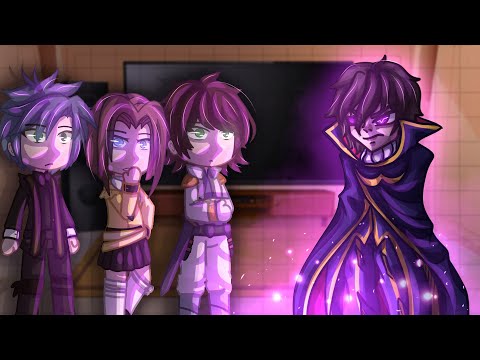 Code Geass React To Lelouch // Gacha React