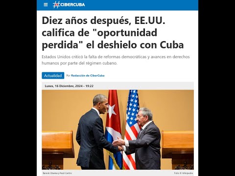 Cuba-EEUU: ¿presos por sanciones?