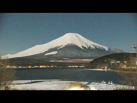 【LIVE】山中湖からの「富士山ライブカメラ」　"mount fuji live camera" from Lake Yamanakako