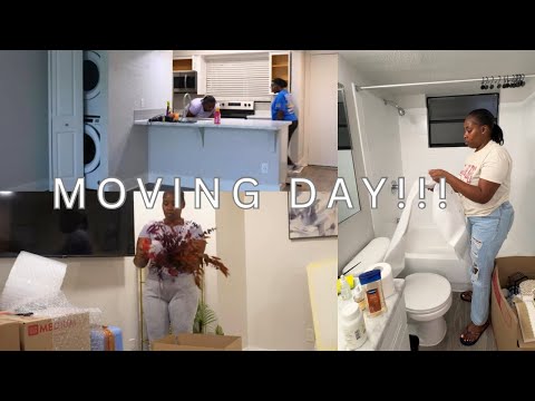 VLOG: MOVING DAY + CLEANING AND SETTING UP MY NEW LUXURY APARTMENT @Shanie