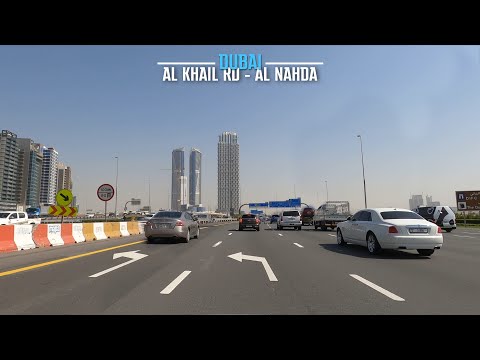 Dubai - 4K | AL Khail to Al Nahda City Drive