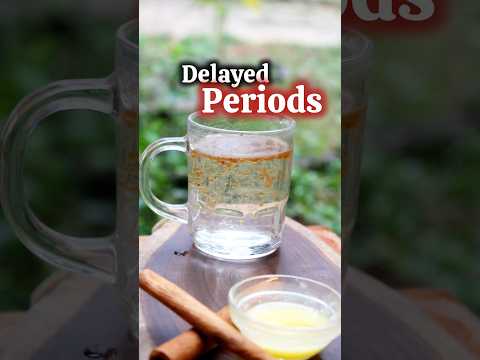 Ayurvedic Home-remedy for Delayed Periods💥 Cinnamon Tea for period problems #shorts