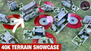 WARHAMMER 40K TOURNAMENT TERRAIN SHOWCASE - 12 Tables Of Themed Terrain For 10th Edition