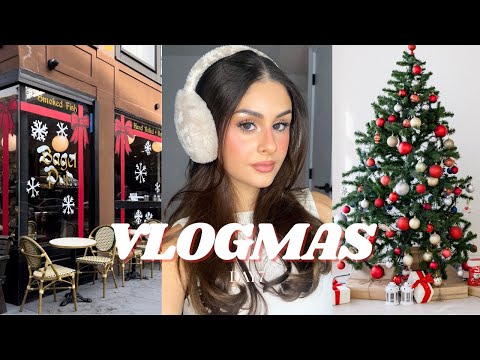 putting up the christmas tree & getting bagels ♡ *VLOGMAS DAY 8*