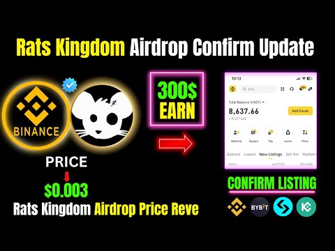 Rats Kingdom Airdrop Confirm Update | Rats Kingdom Airdrop Price Revel |