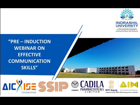 Pre-Induction webinar on Effective Communication skills