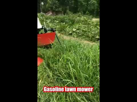 Gasoline lawn mower for power tiller