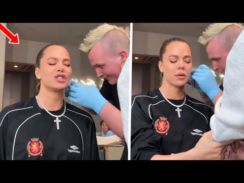 Khloe Kardashian "TERRIFIED" While Getting New Piercing With Kylie Jenner