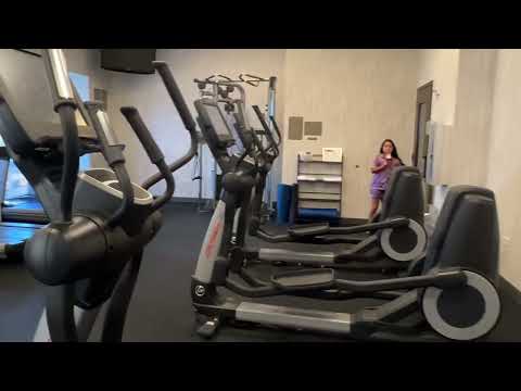 The workout room at Hyatt Place Waikiki Beach in Honolulu, Hawaii