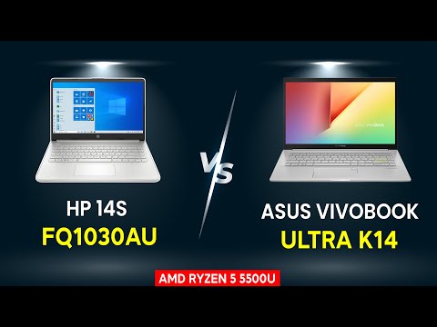 HP 14S FQ1030AU VS ASUS VivoBook Ultra K14 (2021) | AMD RYZEN 5 5500U | BEST LAPTOP UNDER 60000 2021